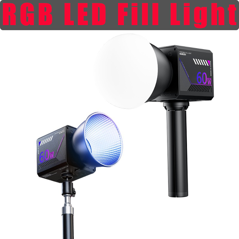 Photography Lighting Meter - Портативный светодиодный RGB-видеосвет 60 Вт для