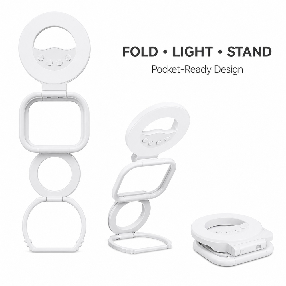Stand Lighting Photography - Складная магнитная подставка для телефона с