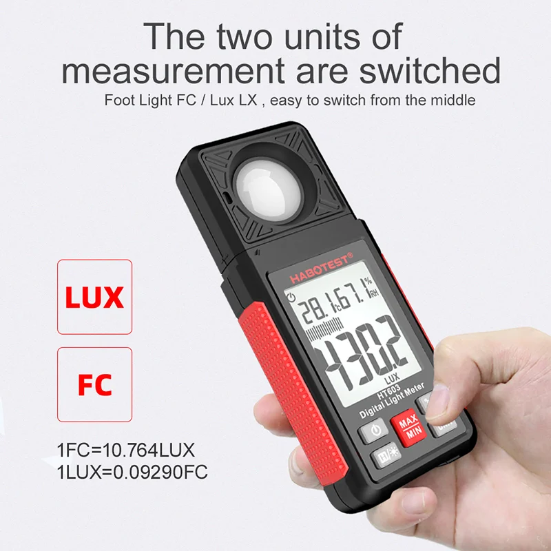 Цифровой люксметр HT603 0~200  – обзор и цена Photography Lighting Meter